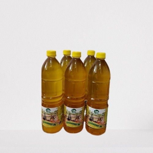 Natural Pack Of 1 Liter Cold Pressed Low Cholesterol Pure Groundnut Cooking Oil