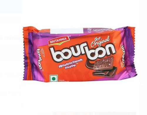 100% Vegetarian And Sweet Taste Chocolate Flavor Rectangle Britannia Bourbon Biscuit Fat Content (%): 10 Grams (G)