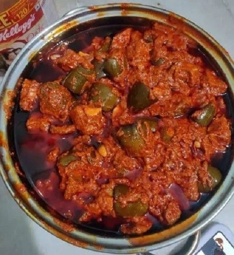 Fresh Mango Pickle - 1 Kilogram, Spicy, Salty Flavor with Homemade Indian Masala