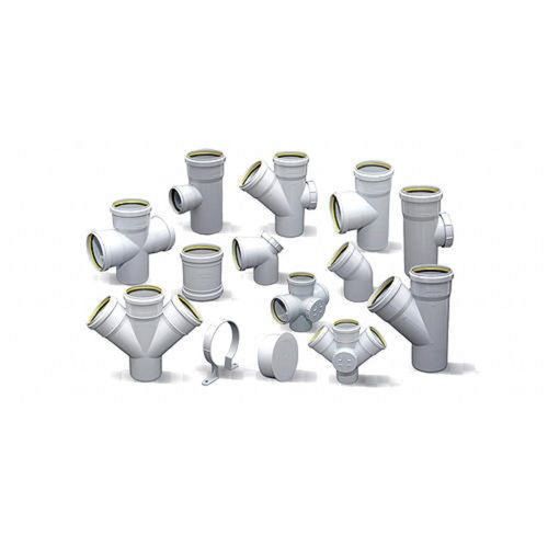 White Polyvinyl Chloride (Pvc) Plumbing Pipe Fitting For Domestic And Commercial Use