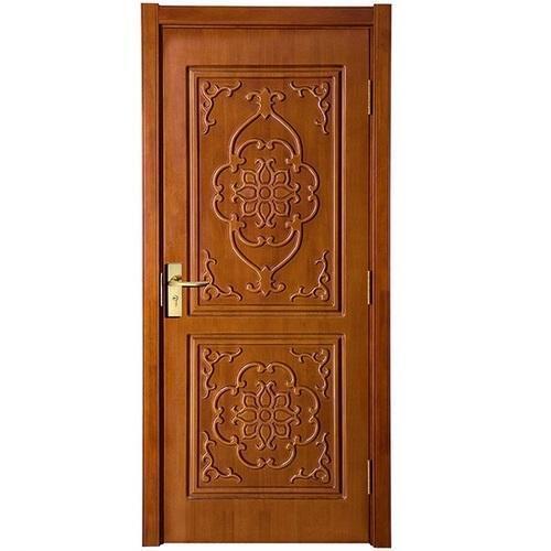 Plastic Termite Resistance Highly Durable Polished Modern Brown Designer Wooden Door