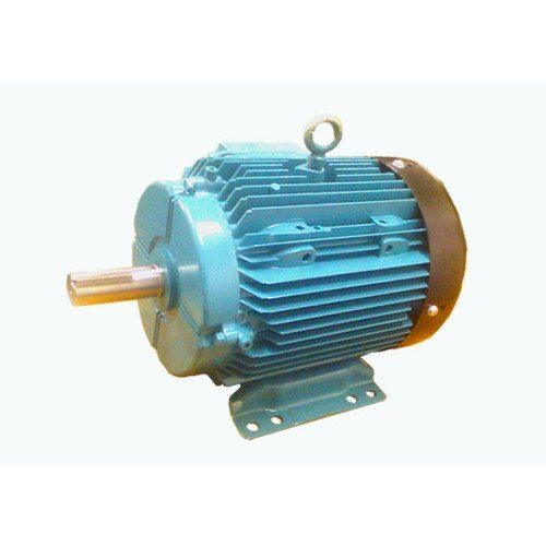 Three Phase 460v 350 Kg Rated 220 Speed 700 Rpm Blue Aluminium Motor 