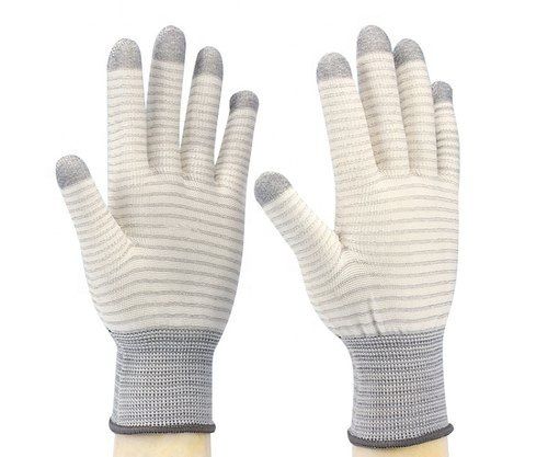 Waterproof Long Lasting Comfortable And Breathable White Stylish Esd Gloves