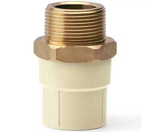1/2 Inch Corrosion Resistant CPVC And Brass Male Threaded Adapter (MTA)