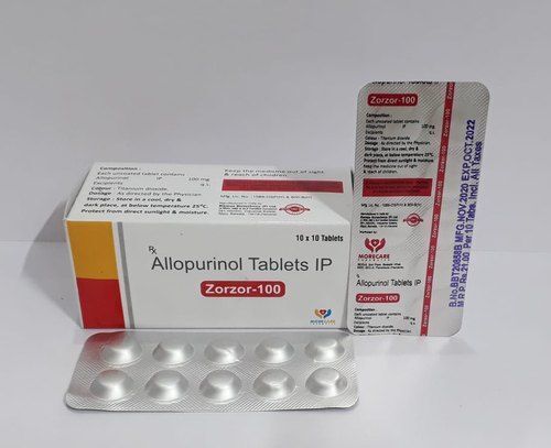 10X10 Tablets General Medicine Allopurinol Tablets Ip Zorzor 100 Recommended Doctor Cool And Dry Place