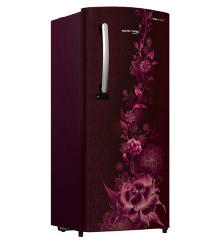 190 Liter Floral Printed Stainless Steel Single Door Refrigerator