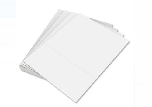 594 X 841 Mm Size 0.3 Mm Thick Rectangular Plain White A4 Size Paper 