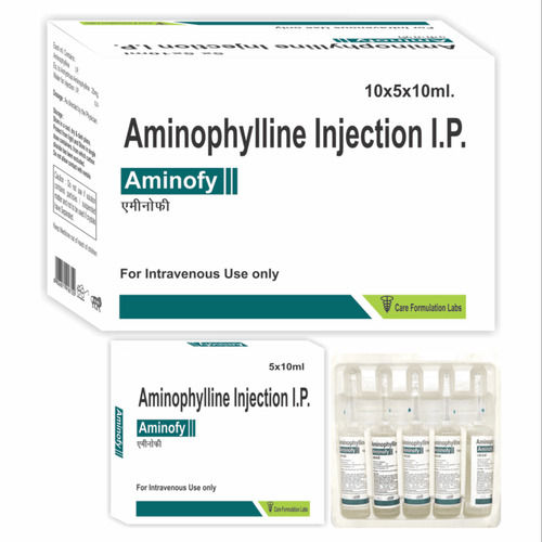 Aminophylline Injection Ip Aminofy Suitable For Adults Recommended Doctor  Cool And Dry Place