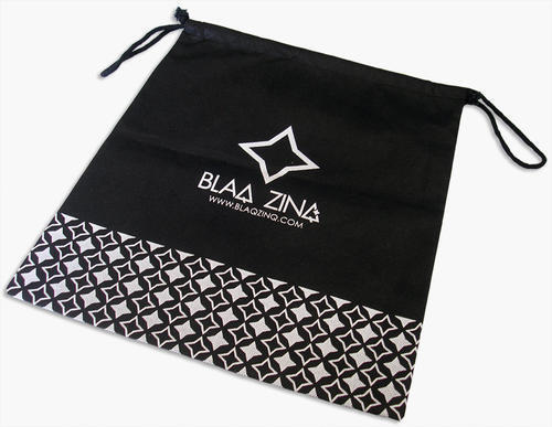 Black Screen Printing Easy To Use Shopping Plastic Bags