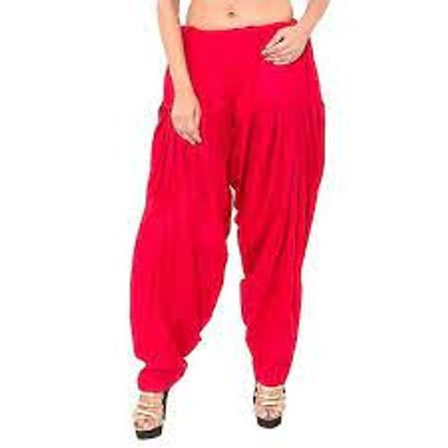 Comfortable Stylish Heavily Pleated Women Pure Cotton Patiala Salwar