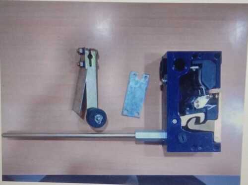 Elevator Gate Lock - Metal, Box Pack , Corrosion Resistant, Polished Nickel Finish, Blue Color, Suitable for Commercial Use, 50 Hertz Frequency