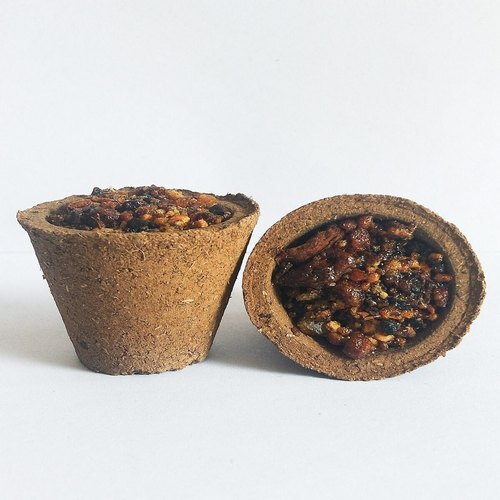 Brown Traditional Aromatic And Flavourful Herbal Dust Free Natural And Fresh Sambrani Cup