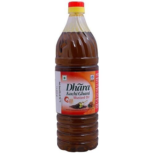 Light And Healthy Hygienically Packed Liquid Dhara Kachi Ghani Mustard Oil