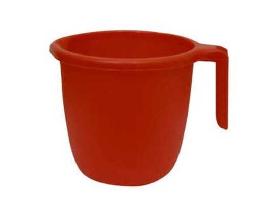 Light Weight Classic Look And Affordable Red Color Plastic Mug For Household