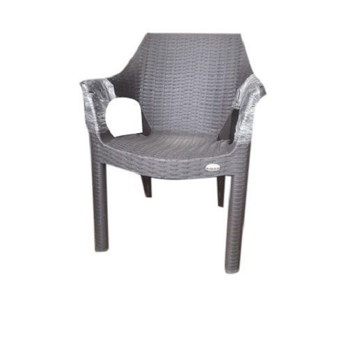 Gray Light Weight Comfortable Unbreakable Easy To Clean Grey Plastic Chair