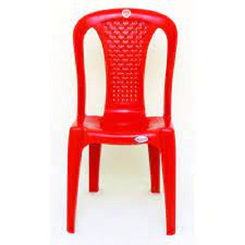 Easy To Clean Long Durable Comfortable And Lightweight Unbreakable Red Plastic Chairs