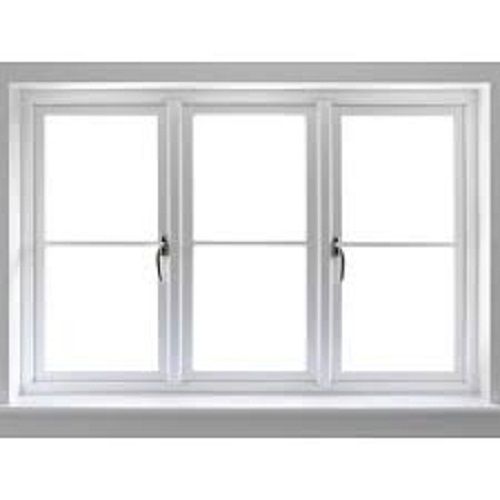 White Long Lasting Rust Proof Aluminium Frame Glass Window