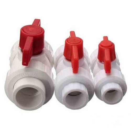 Manual Lever Unplasticized Polyvinyl Chloride (Upvc) Ball Valves Application: Pipe Fitting