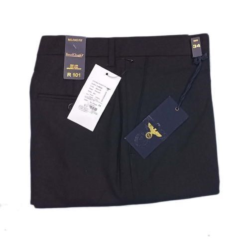 Men's Formal Wear Soft And Classic Comfortable Durable Cotton Plain Black Trouser