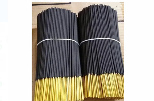 Aromatic Black Incense Sticks - 100% Natural Bamboo, 8 Inch Length, 20 Minutes Burning Time | Floral Fragrance, Smooth Surface, Perfect for Meditation and Rituals