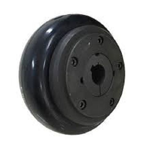 Black Strong And Flexible Long Lasting Durable Weather Resistance Forged Technique Rubber Tyre Coupling 