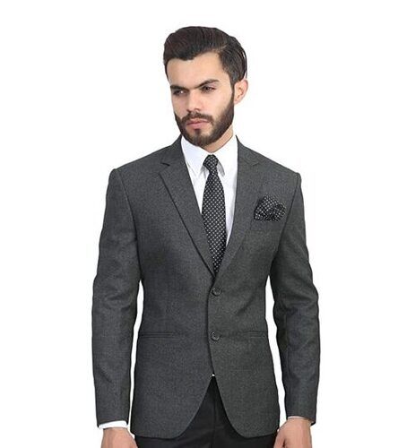 Buy MANQ Men Black Solid Slim Fit Tuxedo Suit - Suits for Men