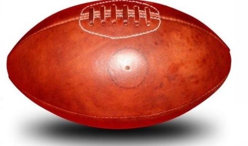 Weight 420 Gram Oval Shape Hand Stitched Vintage Leather Rugby Ball