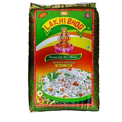100 Percent Pure And Organic Lakhi Bhog Gold Basmati Rice For Cooking