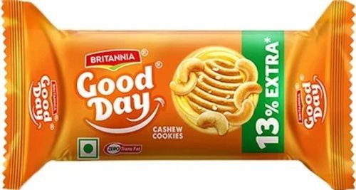 Pack Of 75 Gram Crispy And Tasty Round Britannia Good Day Cashew Biscuits