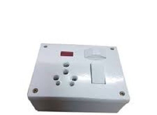 White Plastic Material 240 Volts Electrical Switch Boards For Home Use