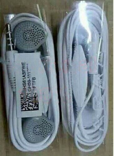 White Color Earphone For Mobile