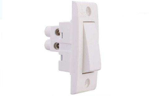 220 Volt Plastic Material 6 Ampere White Color Anchor Modular Switch