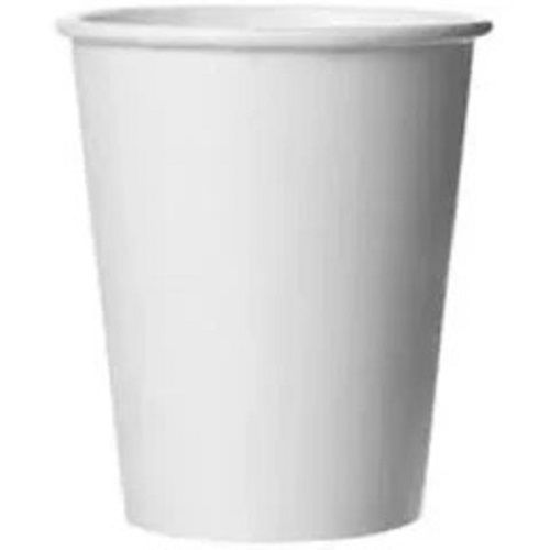 Different Available 250 Ml Capacity Round Shape White Color Disposable Paper Glass For Event