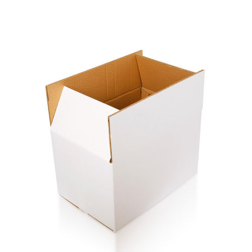 5 Ply Duplex Corrugated White Box For Packing And Shipping Industrial Use
