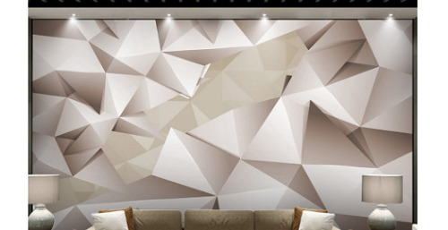 विभिन्न उपलब्ध 96 X 120 इंच आयाम पीवीसी सामग्री डिजाइनर और सजावटी 3D वॉलपेपर