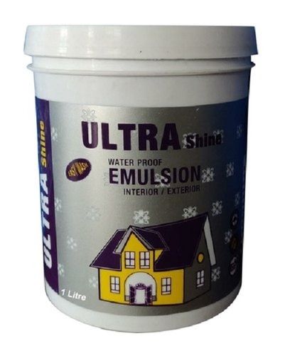 98% Purity 7.5 - 9 Ph Level Long Lasting Water Based Emulation Paints Application: Exterior & Interior