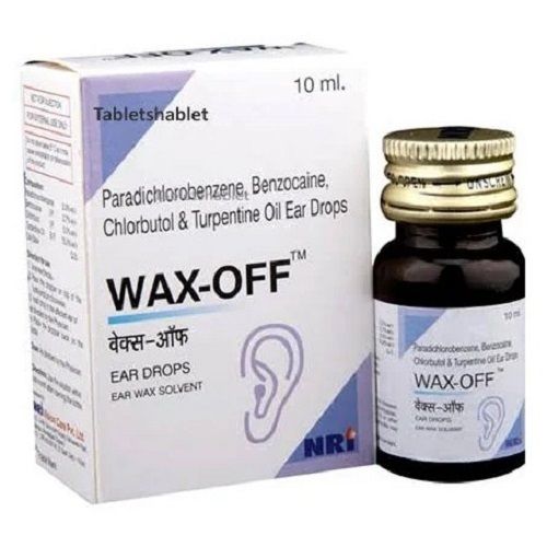  Chlorbutol And Turpentine Oil Ear Drops Pack Of 10 Ml Age Group: Suitable For All Ages