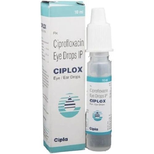 Ciprofloxacin Eye Drops Pack Of 10 Ml Age Group: Suitable For All Ages