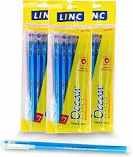 Comfortable And Waterproof Smooth Fine Grip Linc Blue Ball Point Pens For Writing