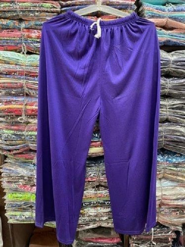 Purple Ladies Cotton Palazzo