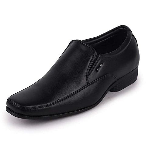 Long-Lasting Black Genuine Leather Formal Shoes For Men'S (Size : 8)