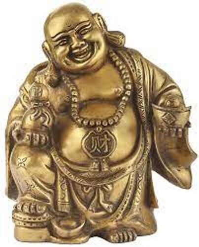 Black On Luck Money Coins Carrying Golden Ingot For Good Luck And Happiness Home Decoration Gifting Laughing Buddha