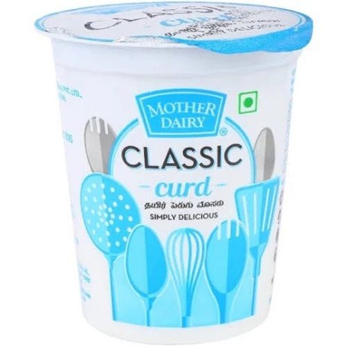 White Pack Of 400 Gram Simply Delicious Taste Mother Dairy Classic Curd