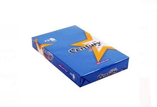 Black Pack Of 500 Sheets A4 Size 75 Gsm Century Star White Copier Paper