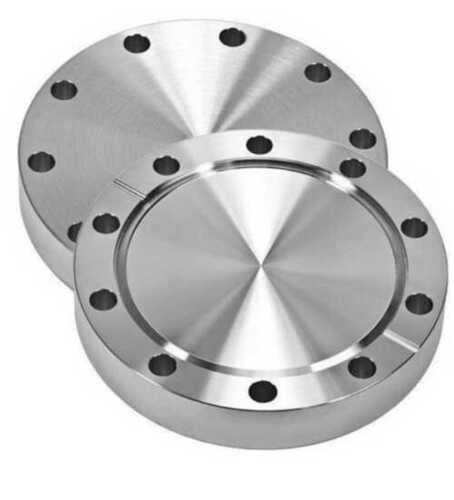 Stainless Steel Blind 304 Flange, Silver Color And Round Shape, High Strength