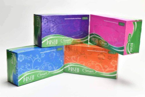 White Color Good Quality Extra Soft Plain Smart Facial Tissue