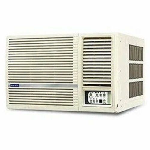 White And Black Rectangular Copper Coil Material 1.5 Ton Capacity Window Air Conditioners  Air Flow Capacity: 450 Cubic Meter (M3)