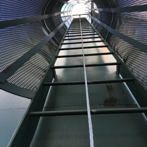 10 Meter Length Made In India Stainless Steel Vertical Fall Protection Equipment