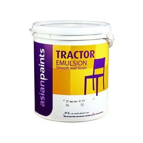 20 Litre Packaging Size Long Lasting Smooth Premium Quality Tractor Emulsion Paints Asian Paints 