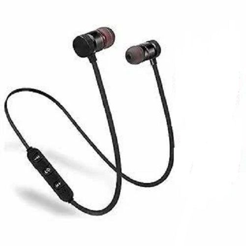 Black 5.0 Bluetooth Version 4 Hour Battery Capacity With Magnetic Earbud Wireless Neckband  Body Material: Plastic